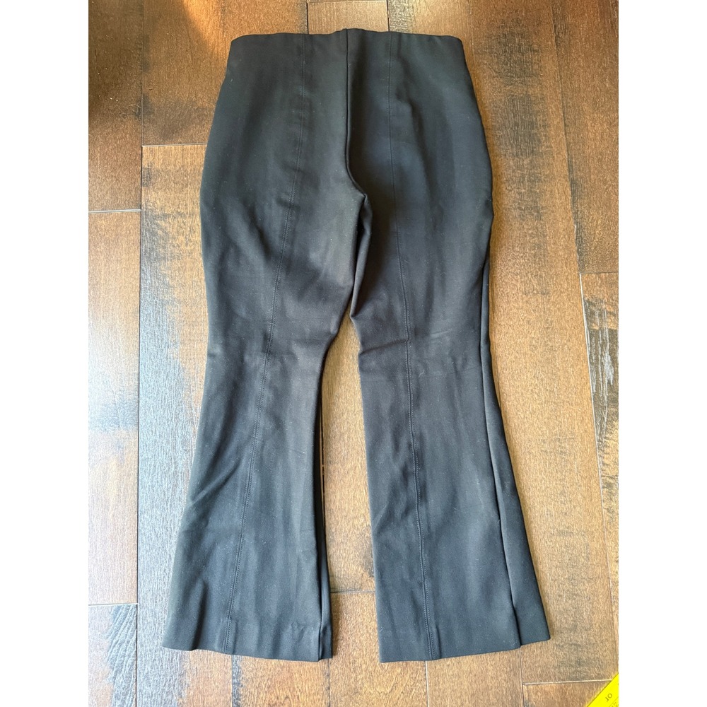 Maeve Anthropologie The Margot Black Kick Flare Seam Detail Pants Small - Picture 6 of 6